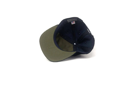 THE SKULL Navy - Snapback The Ampal Creative