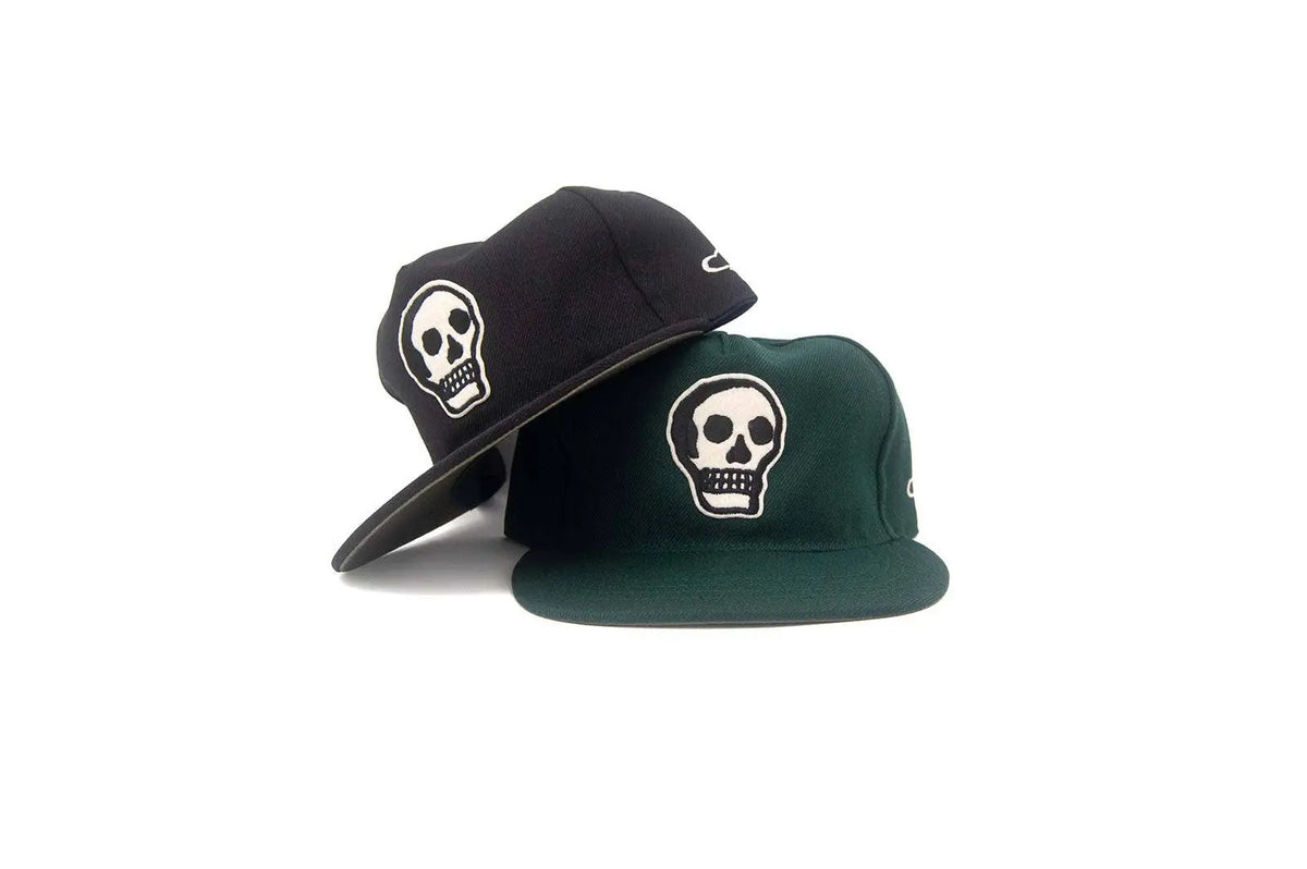 THE SKULL II Dk Green - Snapback The Ampal Creative