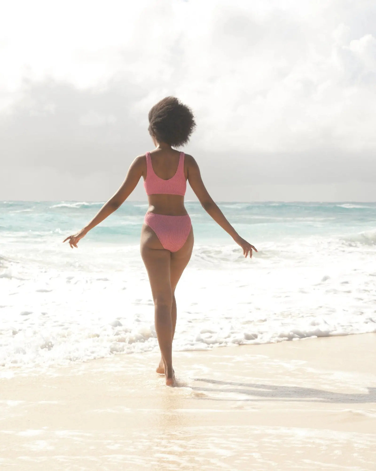 Ripple Bikini Top - Passion Berry Mollusk