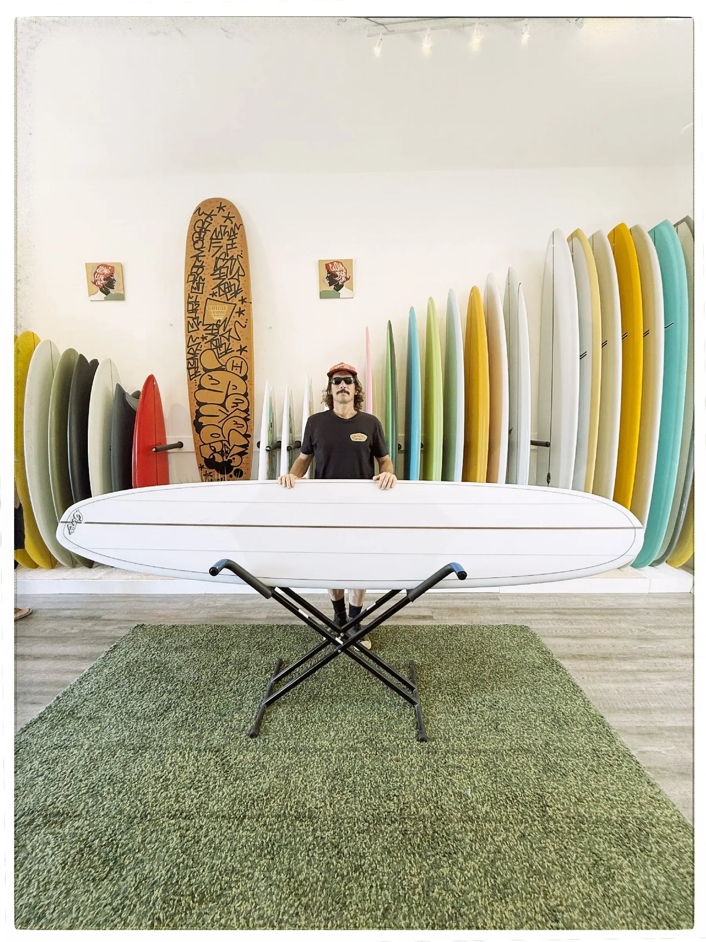 9'7" Oscar Guru - KO Model - Clear Volan with Pinline Oscar Guru