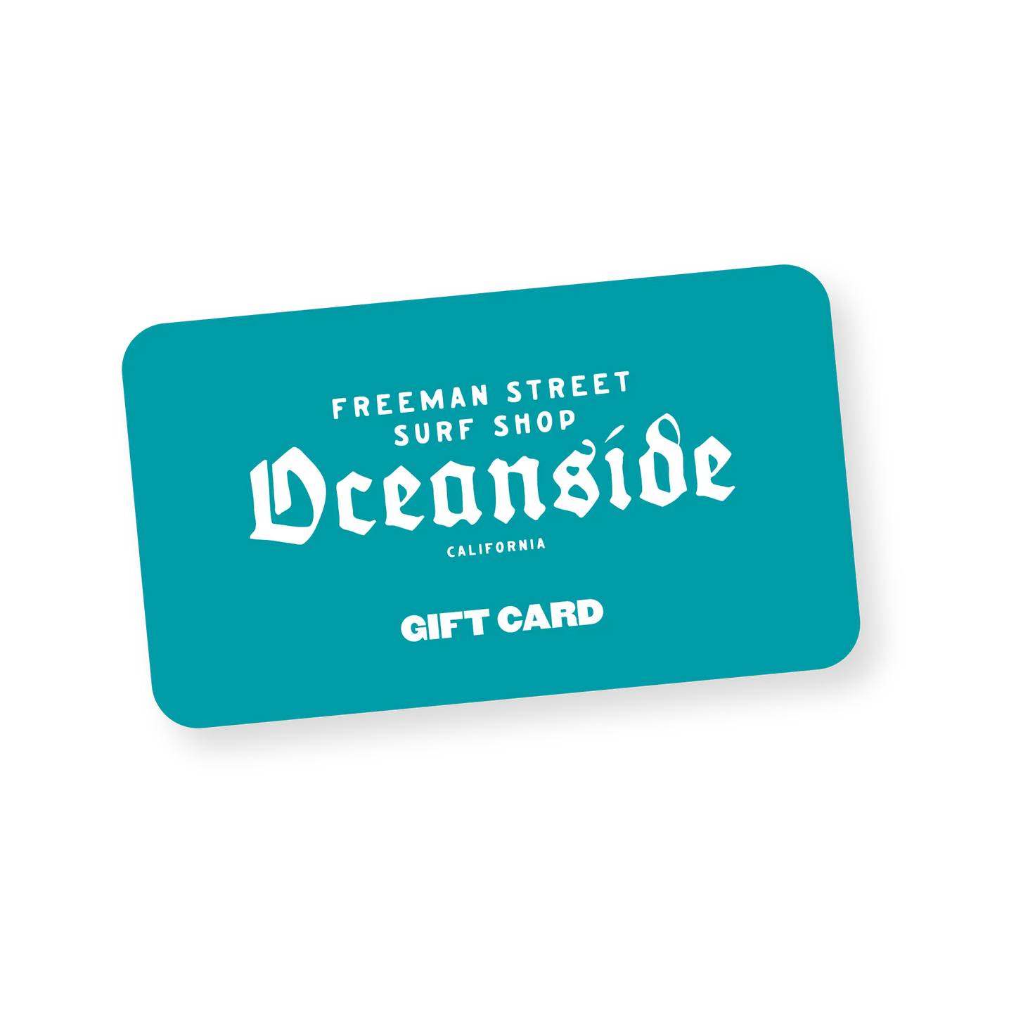 Freeman Street Surf Shop Gift Card Freeman Street Shop