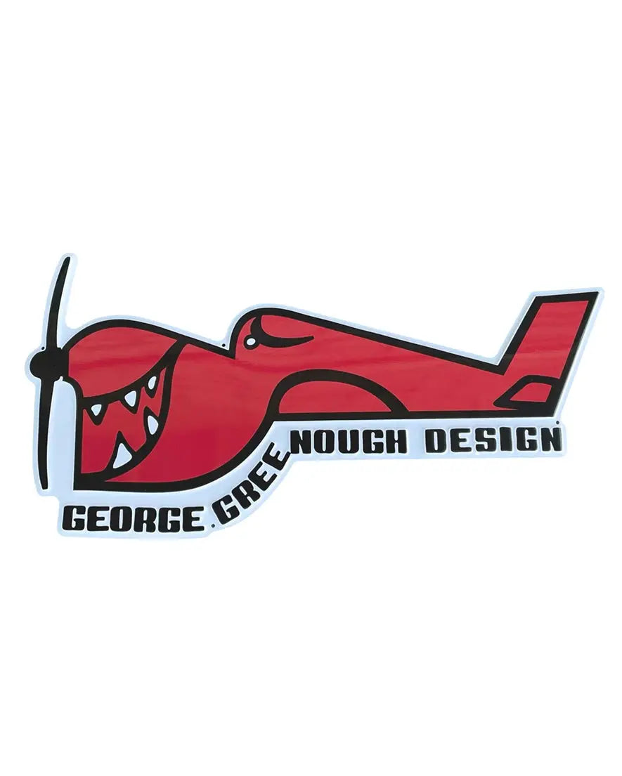 Greenough Airplane Aluminum Sign True Ames