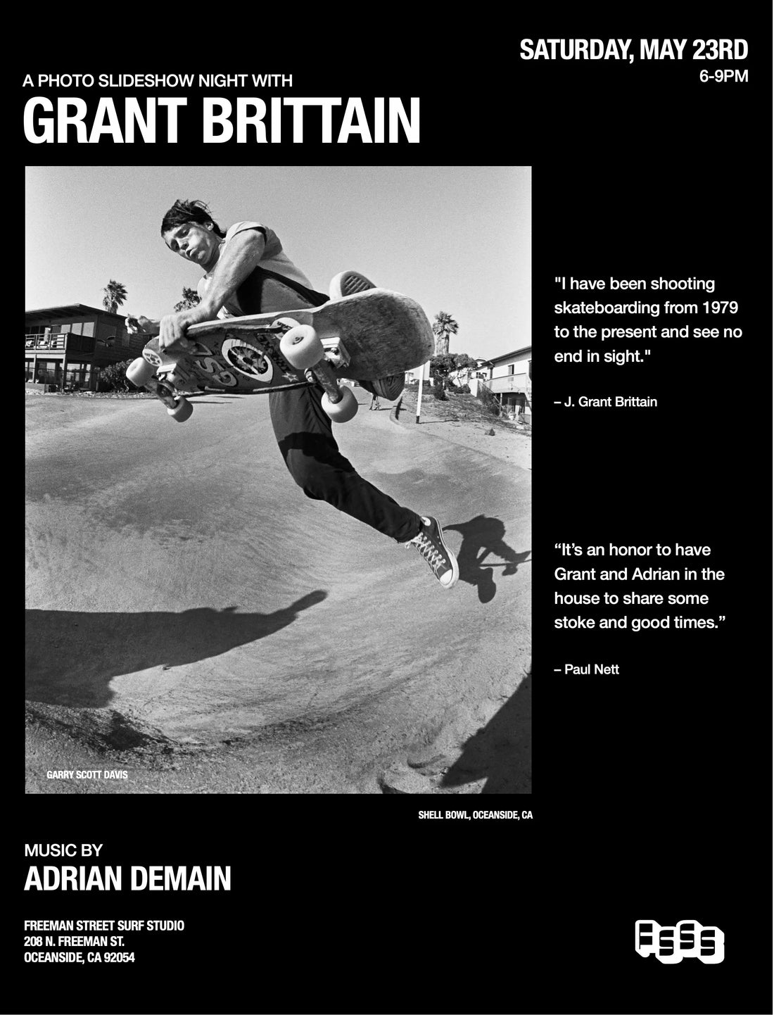 Grant Brittain x Freeman Street Surf Studio Freeman Street Shop