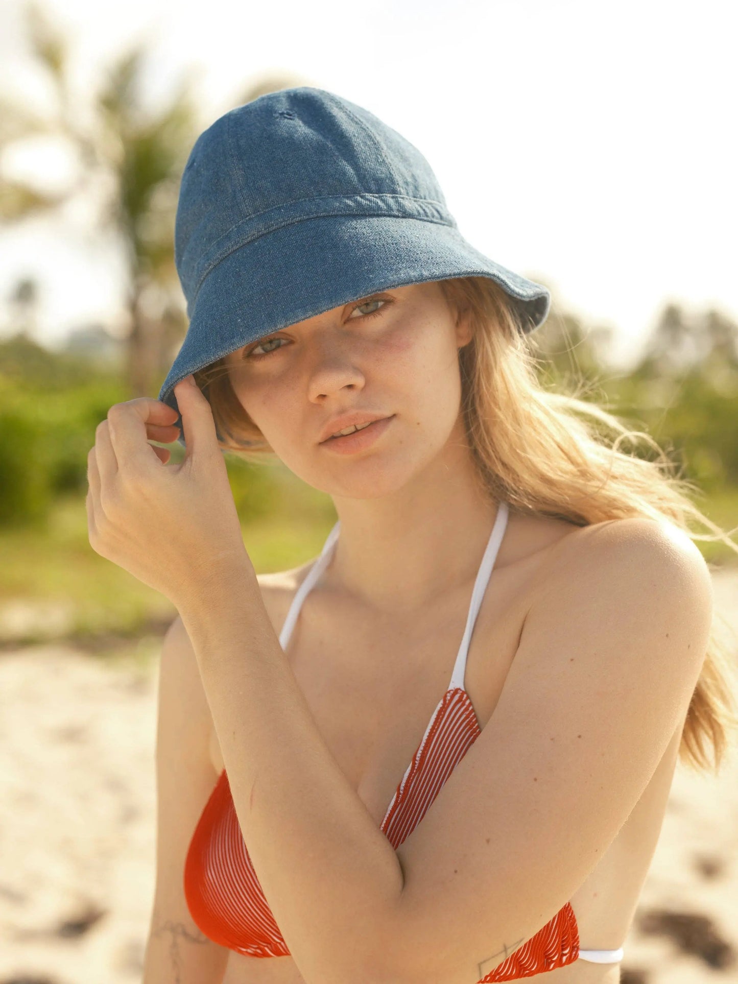Cupola Bucket Hat - Indigo Denim Mollusk