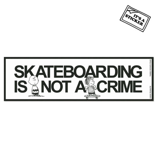 3P4 x Peanuts® - Snoopy Skateboard Bumper Sticker Three Potato Four