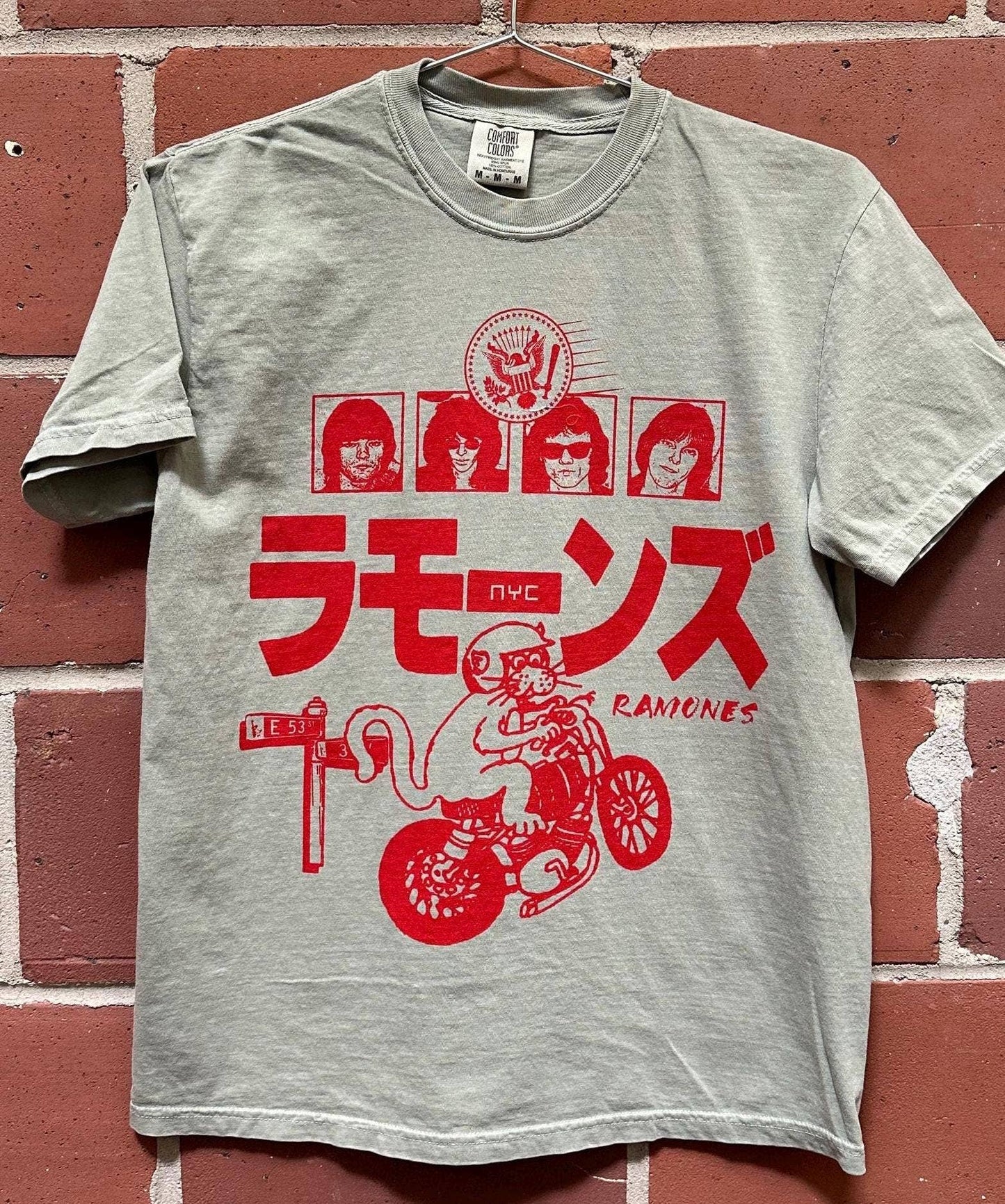 Vintage Ramønes Band Fan Art Graphic Tee Shirt TheKingShirt