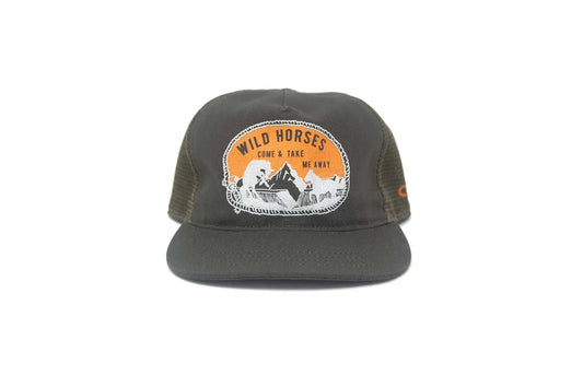 Wild Horses Trucker - Olive The Ampal Creative