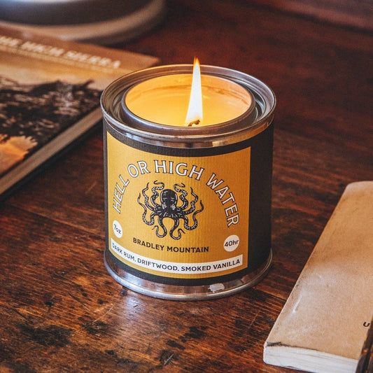 Hell or High Water Travel Candle Bradley Mountain
