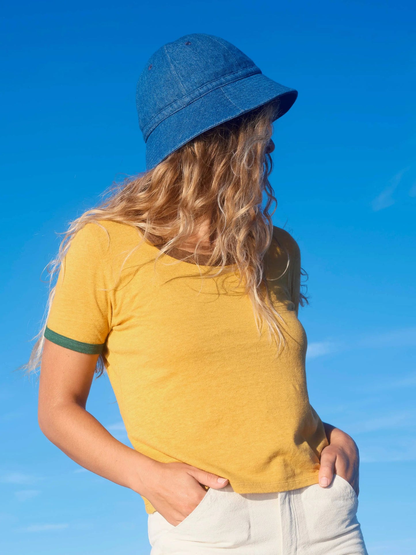 Cupola Bucket Hat - Indigo Denim Mollusk
