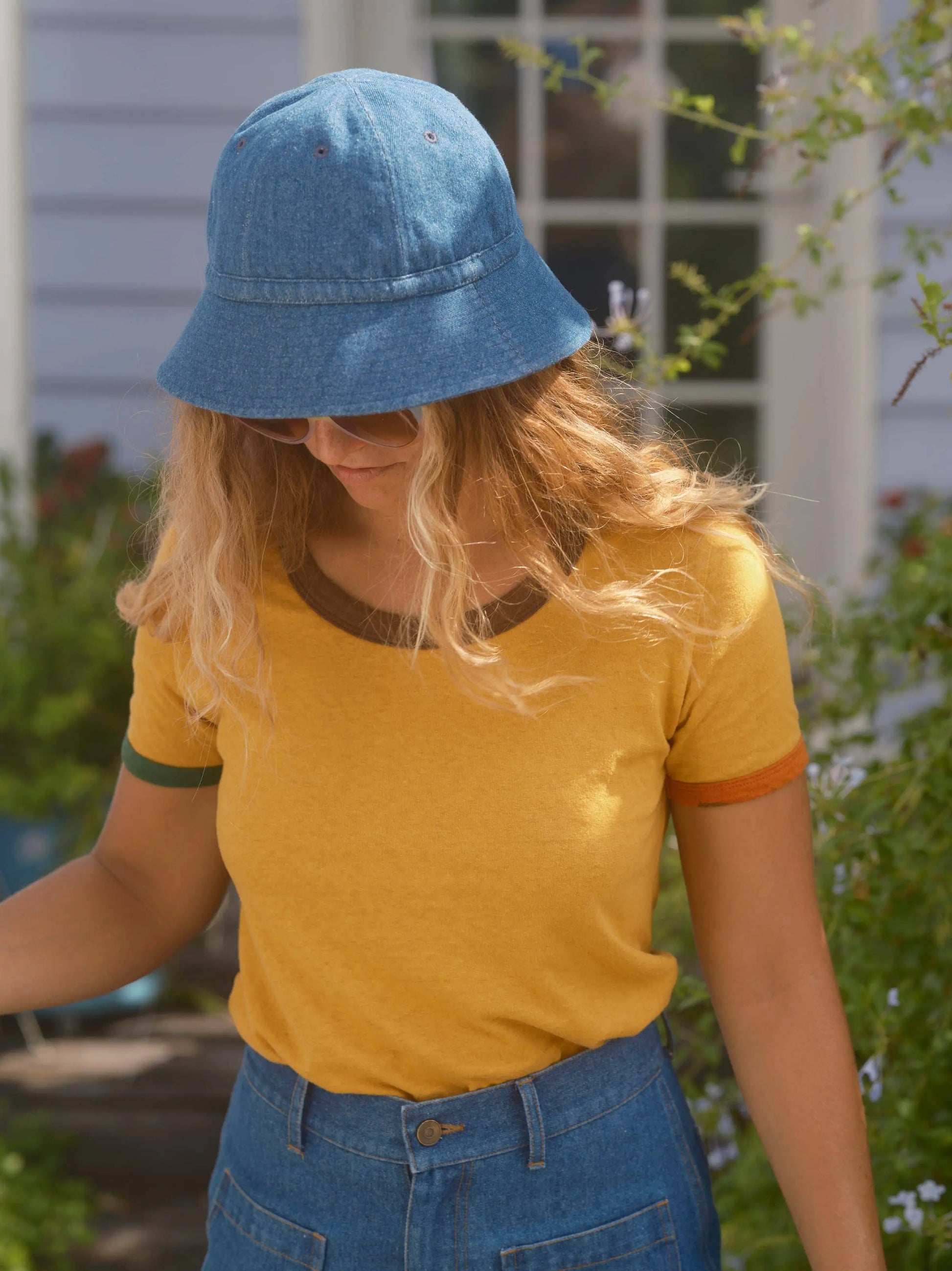 Cupola Bucket Hat - Indigo Denim Mollusk
