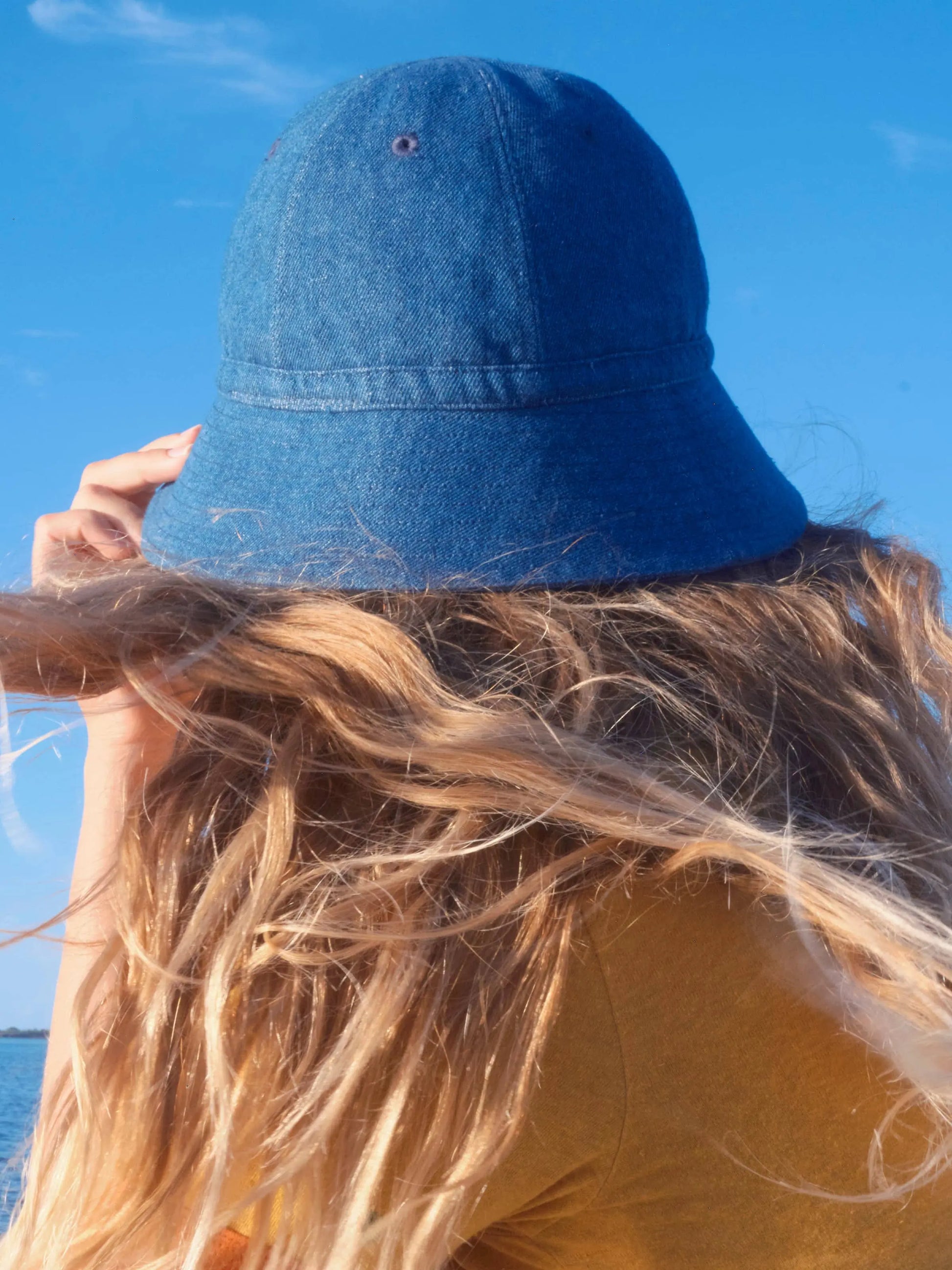 Cupola Bucket Hat - Indigo Denim Mollusk