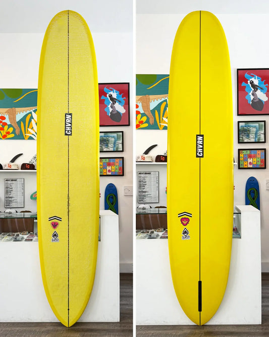 9'6" Paragon Poly  Mod - Augustin Cedeno Model - Bright Yellow CJ Nelson Customs
