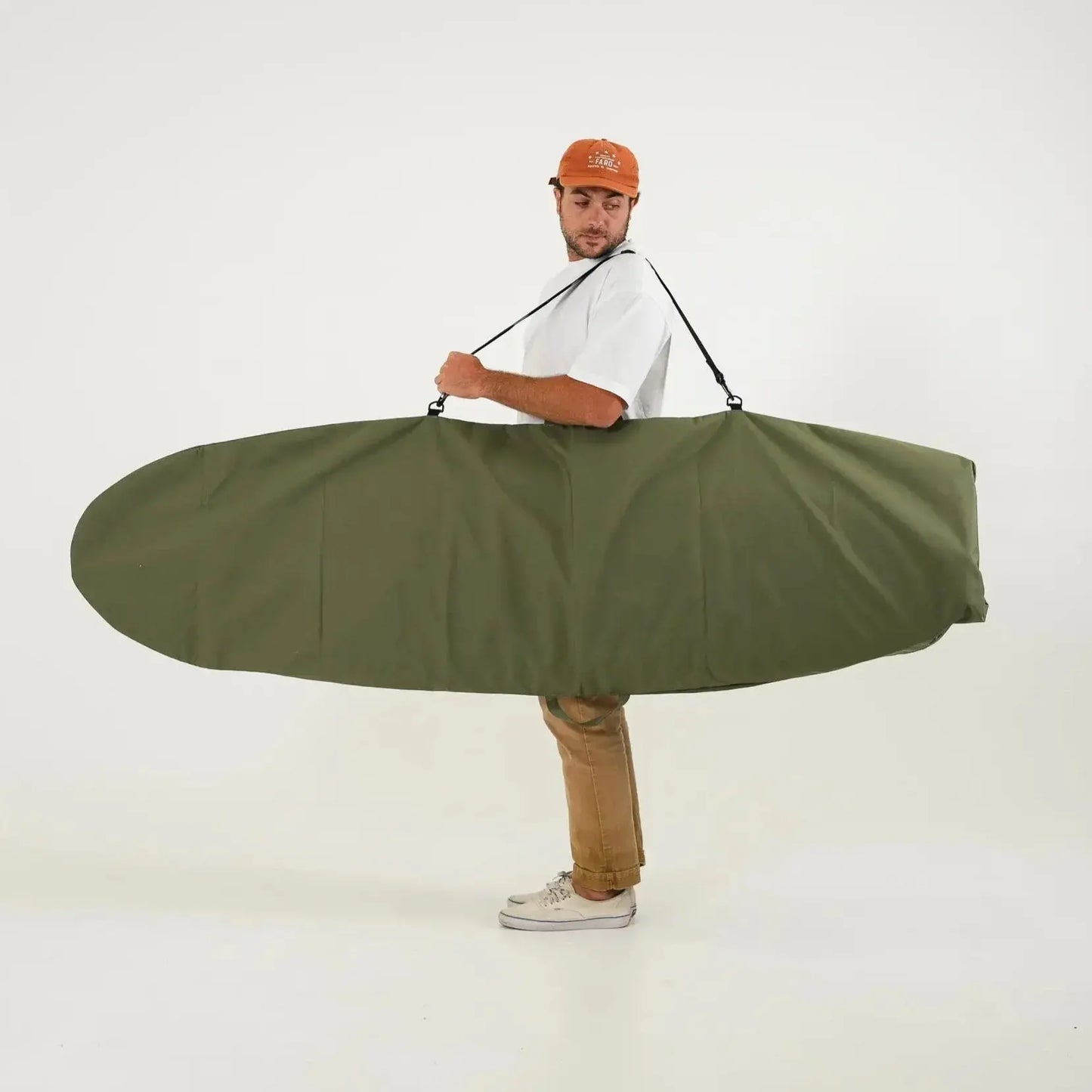 FARO Canvas Surfboard Bag (olive color) Faro Board Bags