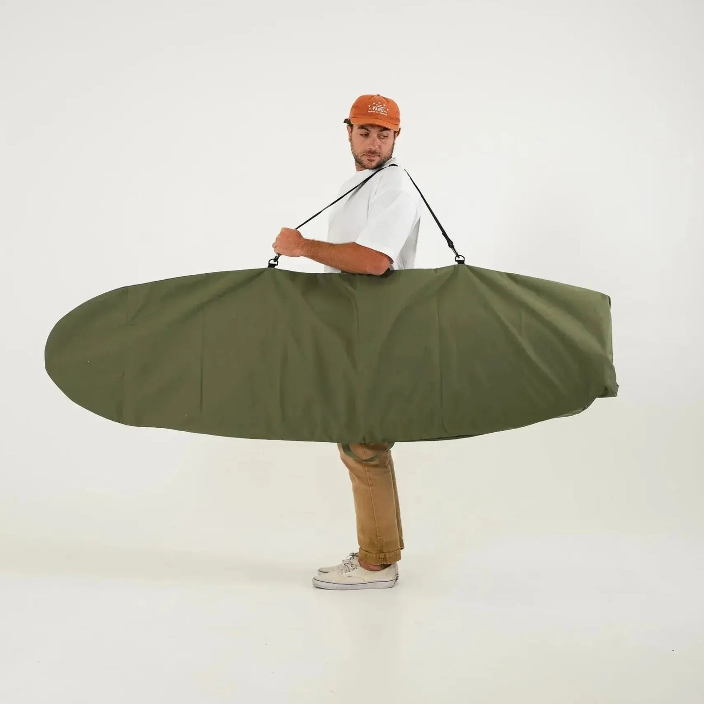FARO Canvas Surfboard Bag (olive color) Faro Board Bags