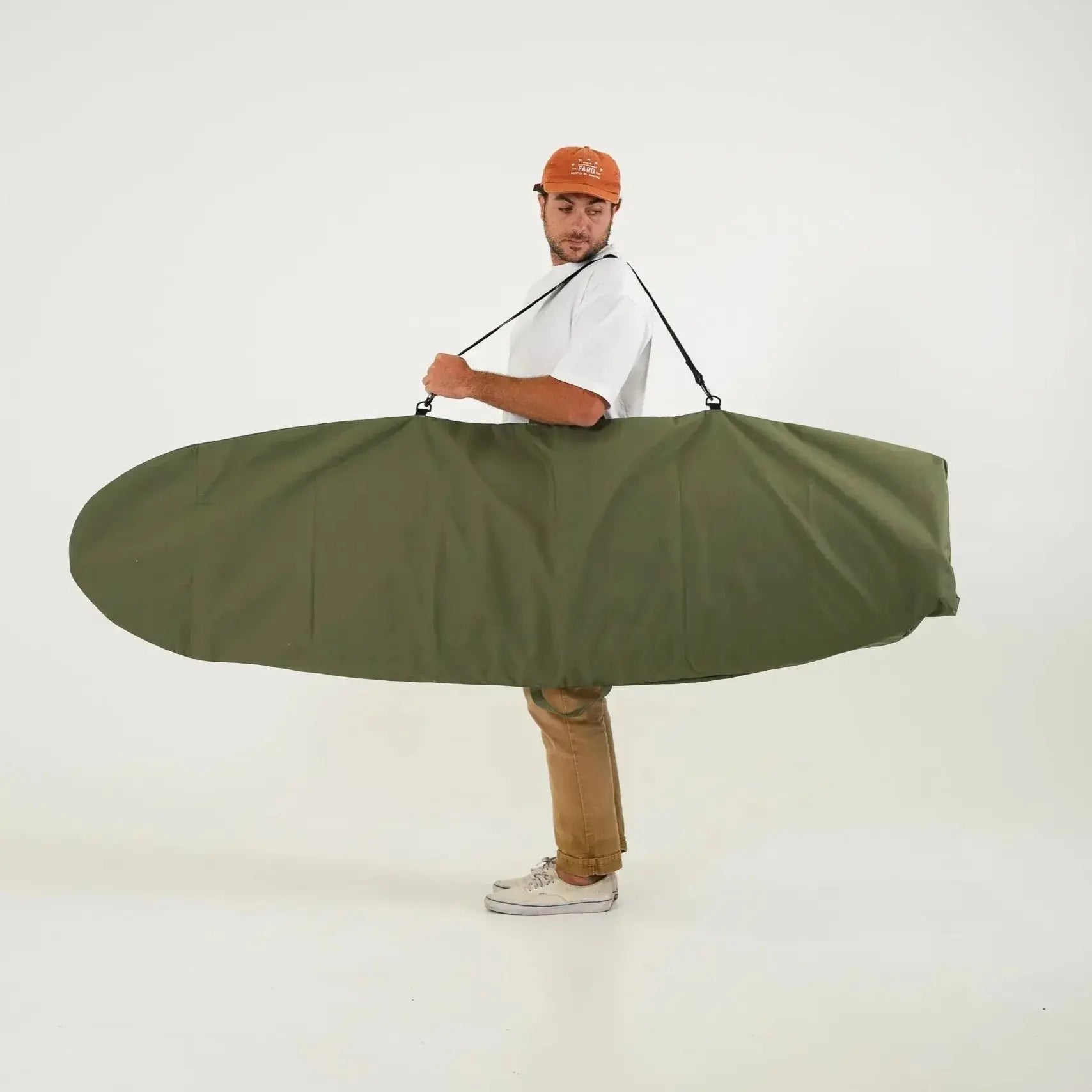 FARO Canvas Surfboard Bag (olive color) Faro Board Bags