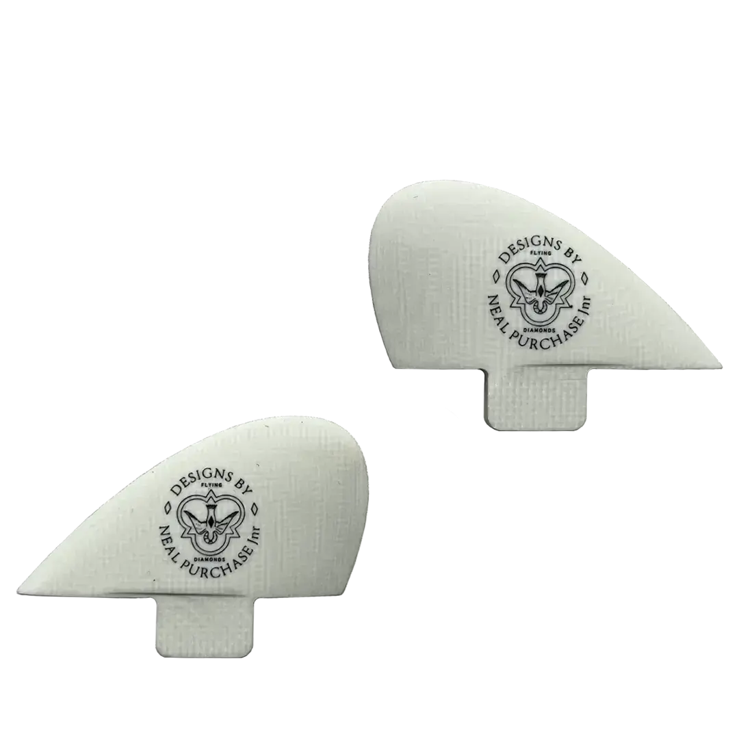 NPJ Duozer Side Fin - FCS Single Tab Flying Diamonds of California