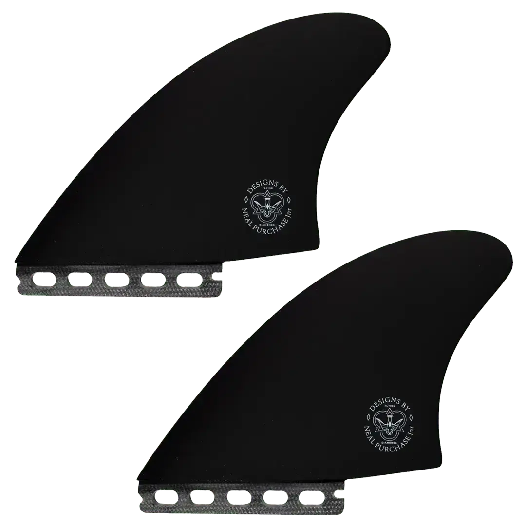 NPJ Keel Fin Twin Set Flying Diamonds of California