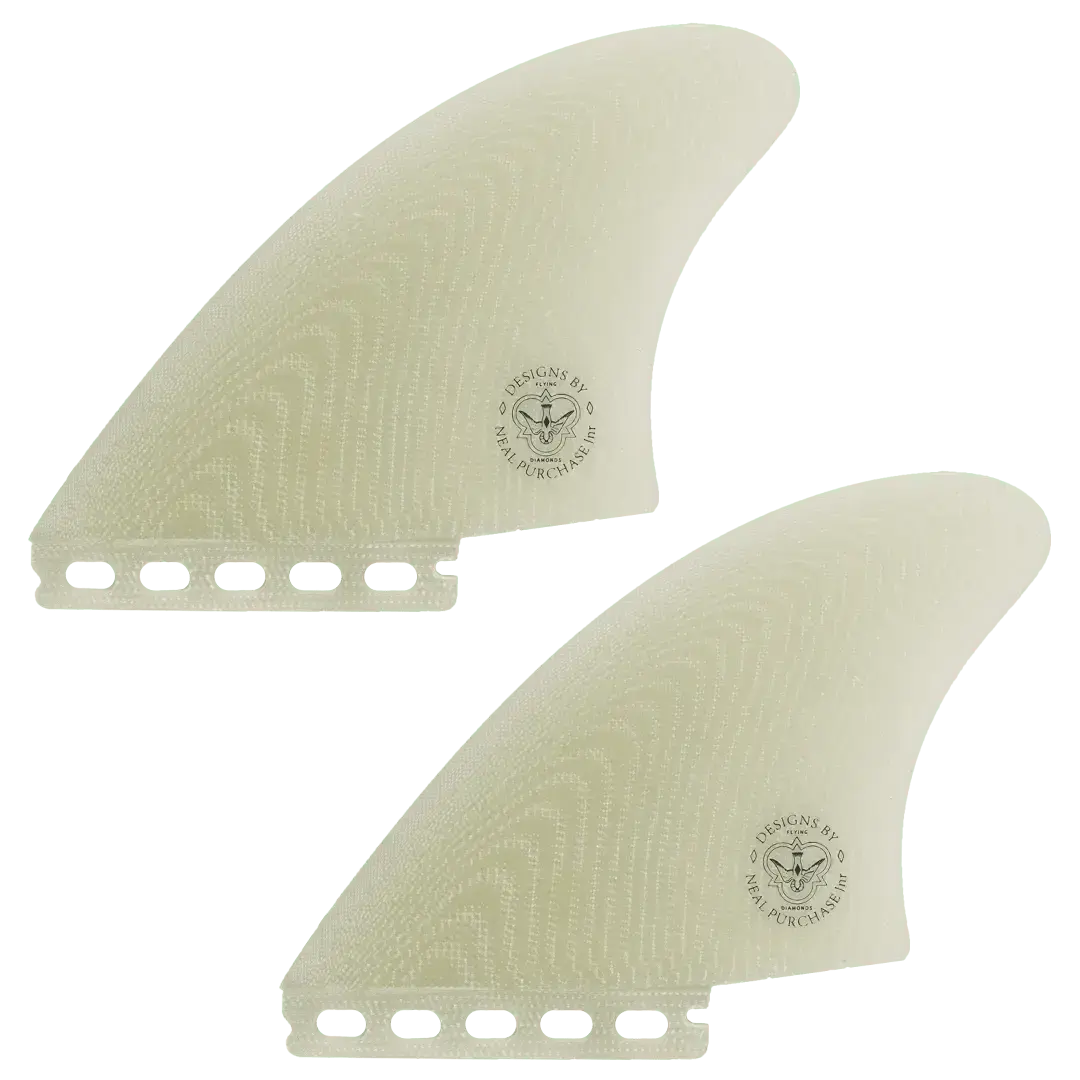 NPJ Keel Fin Twin Set Flying Diamonds of California