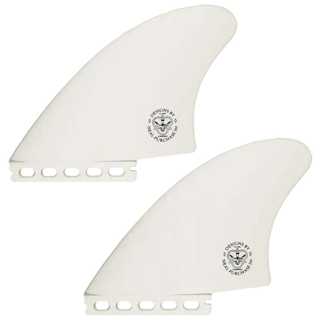 NPJ Keel Fin Twin Set Flying Diamonds of California