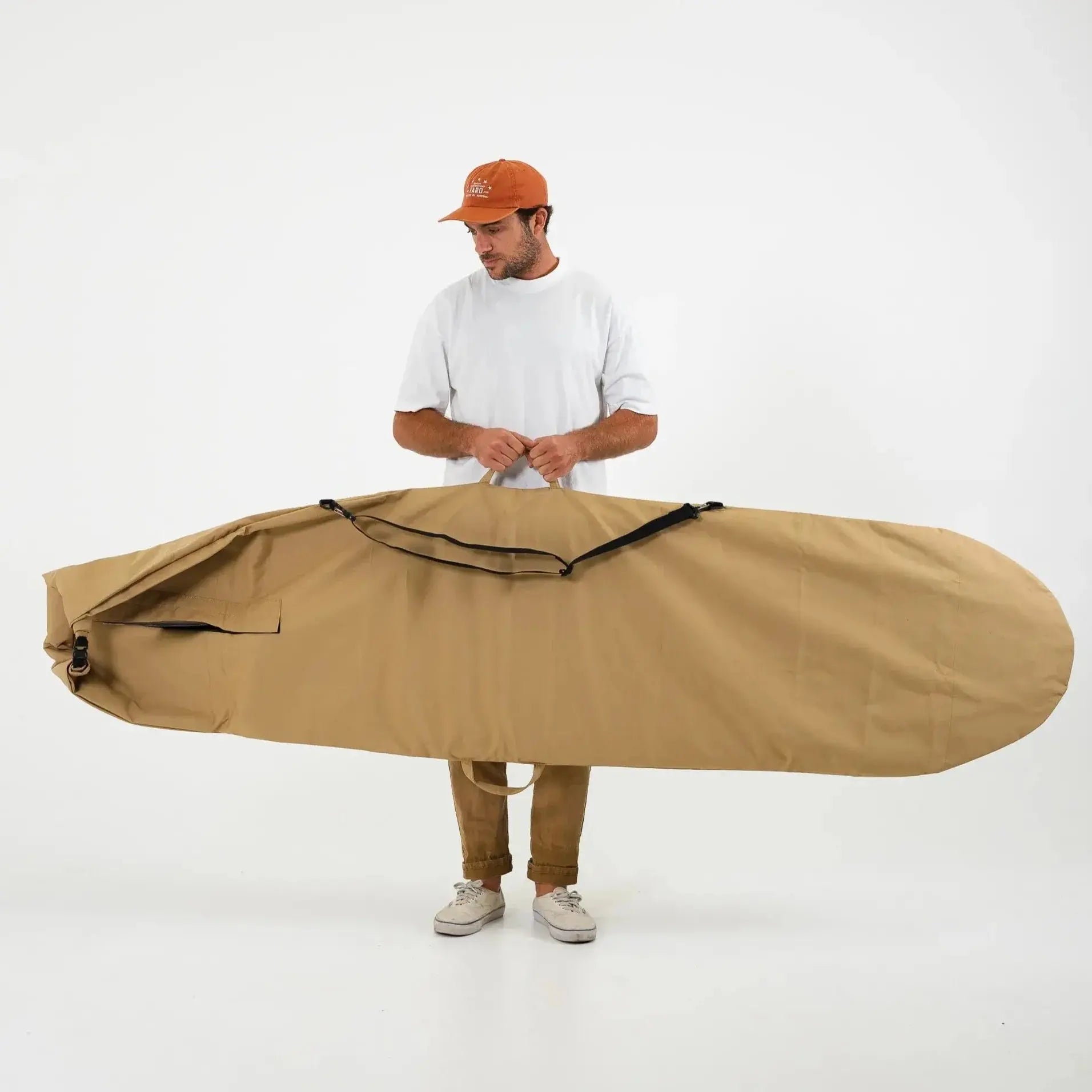 FARO Canvas Surfboard Bag (tan color) Faro Board Bags