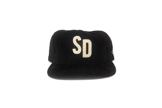 SD CITY SERIES Black Corduroy - Snapback The Ampal Creative