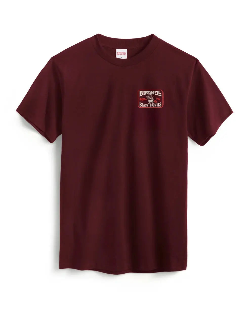 Hangtag T-Shirt - Burgundy Birdwell