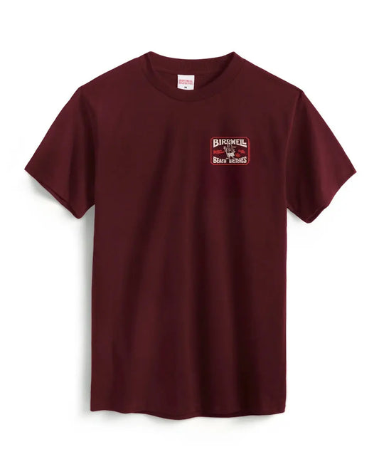Hangtag T-Shirt - Burgundy Birdwell