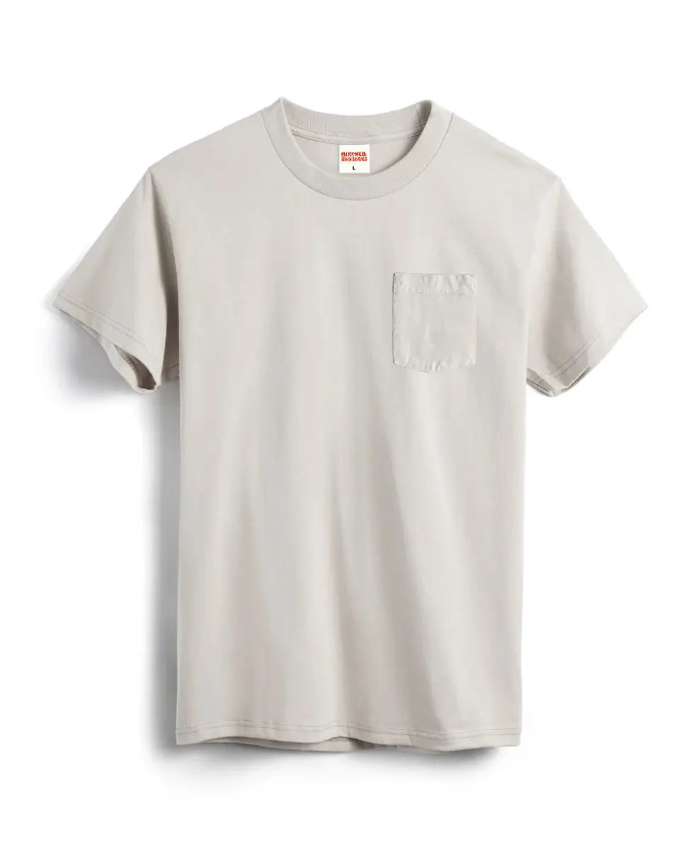 Pennant Pocket T-Shirt - Cement Birdwell