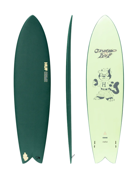 HUF x CRIME Catfish Surf Crime