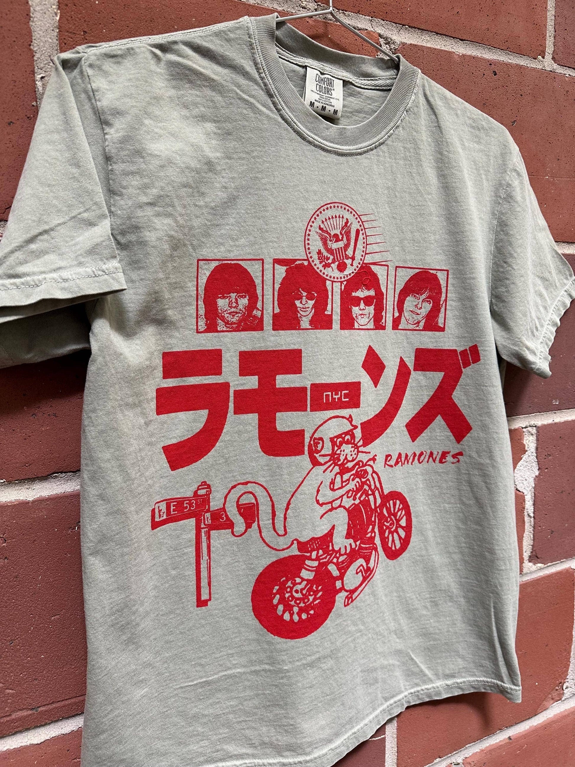 Vintage Ramønes Band Fan Art Graphic Tee Shirt TheKingShirt