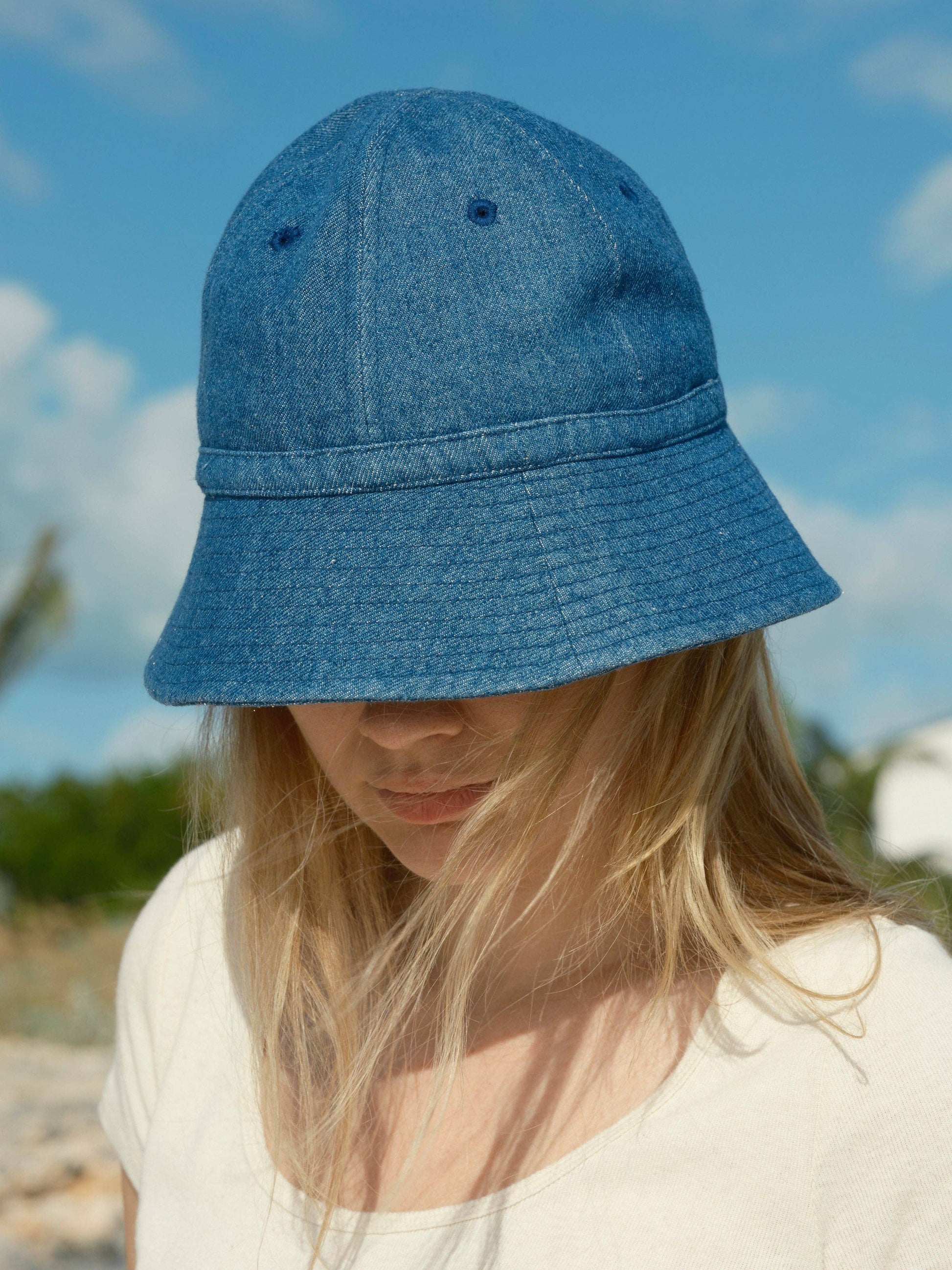 Cupola Bucket Hat - Indigo Denim Mollusk