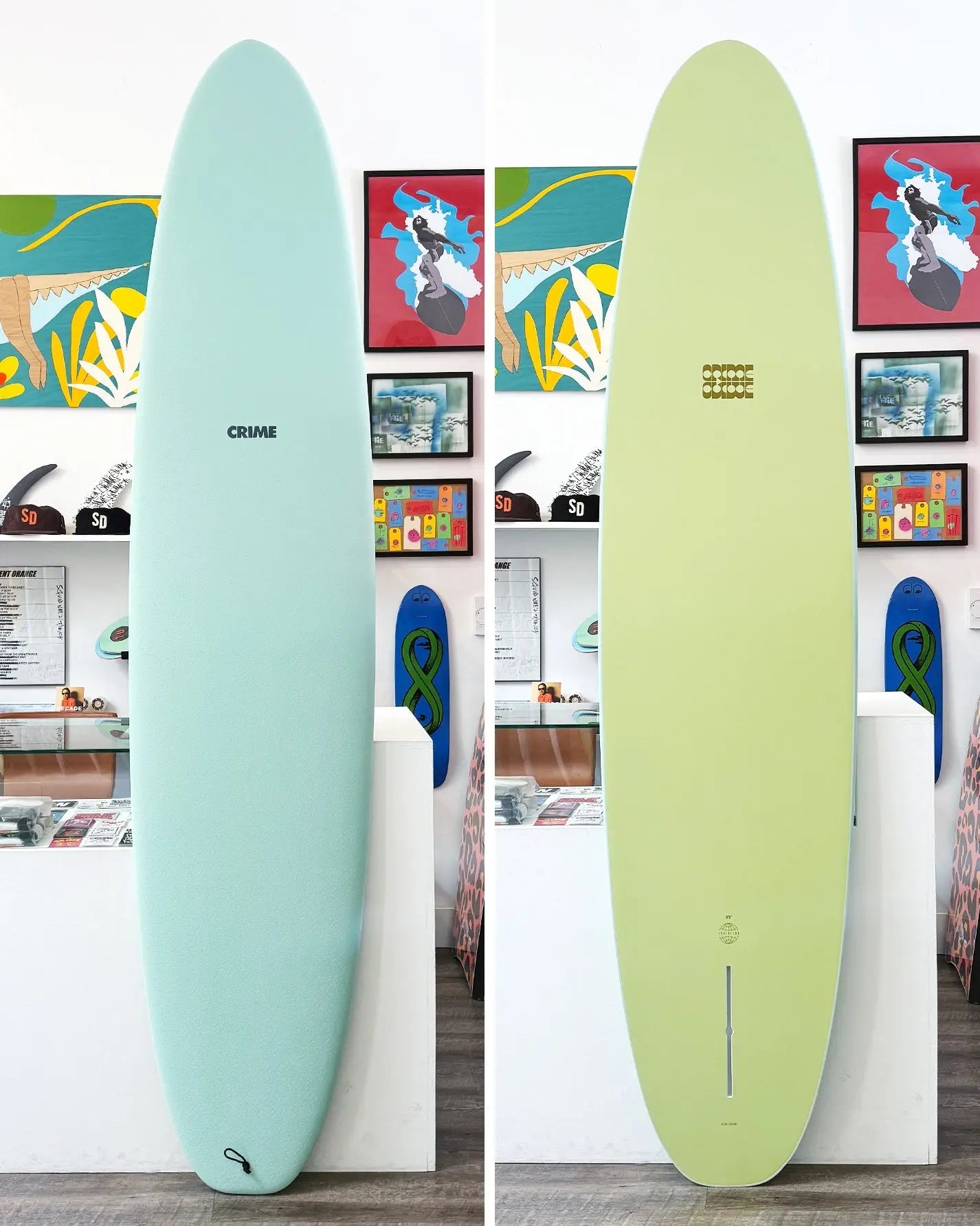 8'6" Evolution - Sea / Avo Surf Crime