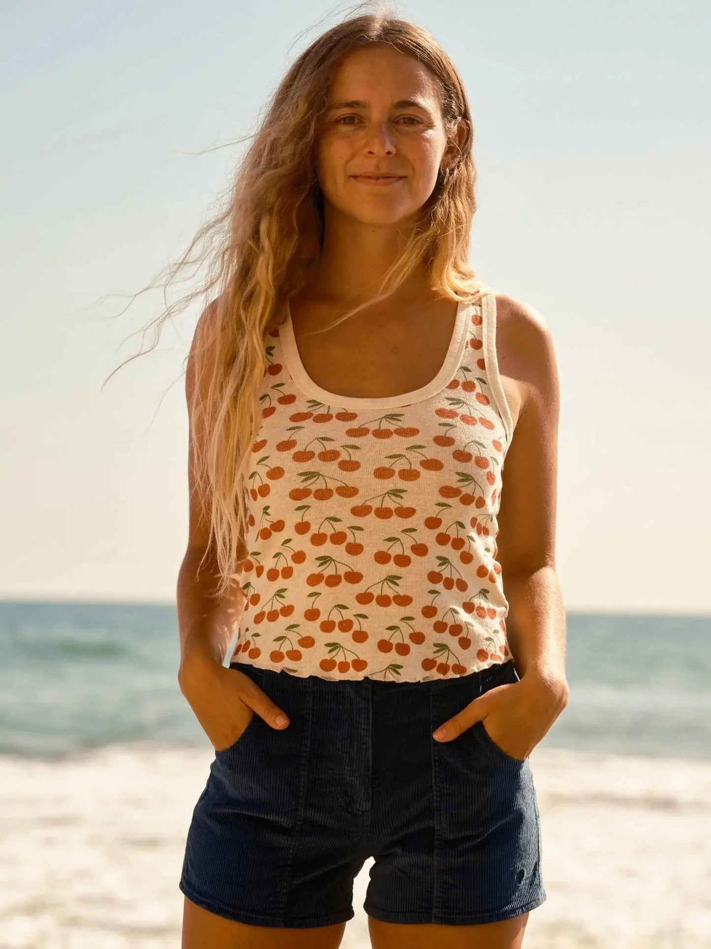 Hemp Rib Tank - Cherries Mollusk