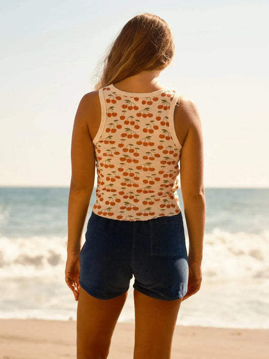 Hemp Rib Tank - Cherries Mollusk