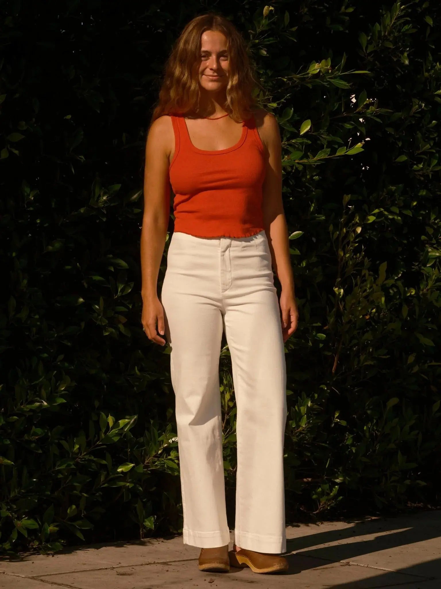 Hemp Rib Tank - Tomato Mollusk