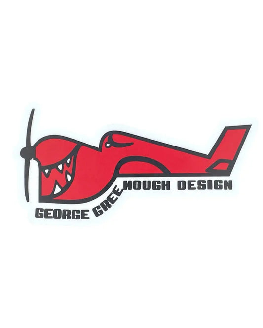 Greenough Airplane Large Sticker True Ames