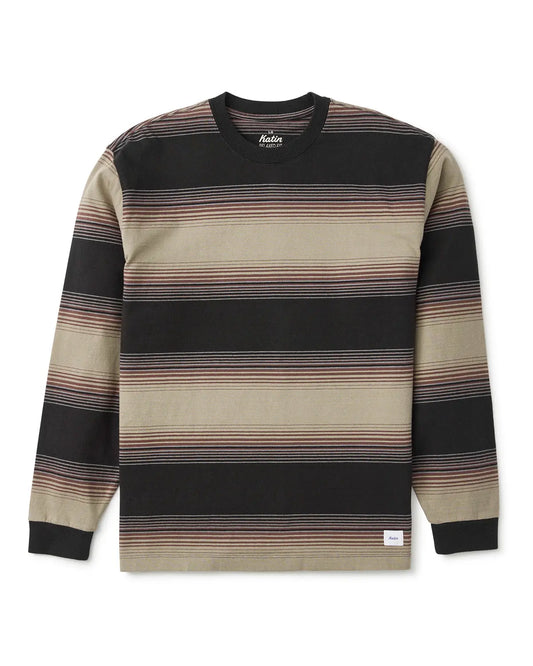 Sunset Box Fit LS Tee Katin
