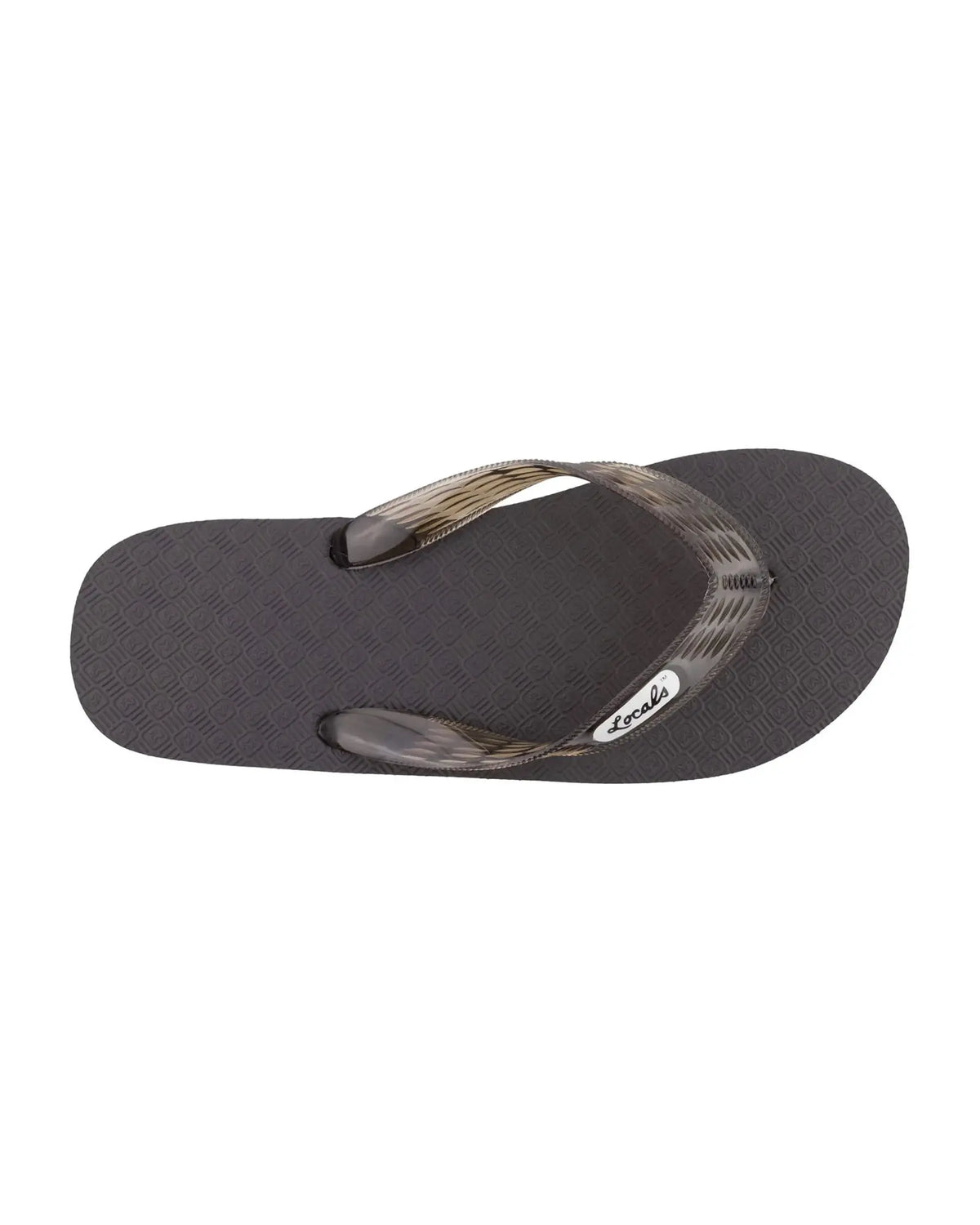 Locals Black with Black Strap Slipper Locals Hawaii