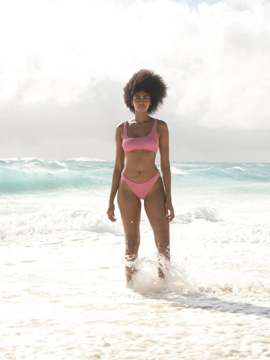Ripple Bikini Bottom - Passion Berry Mollusk