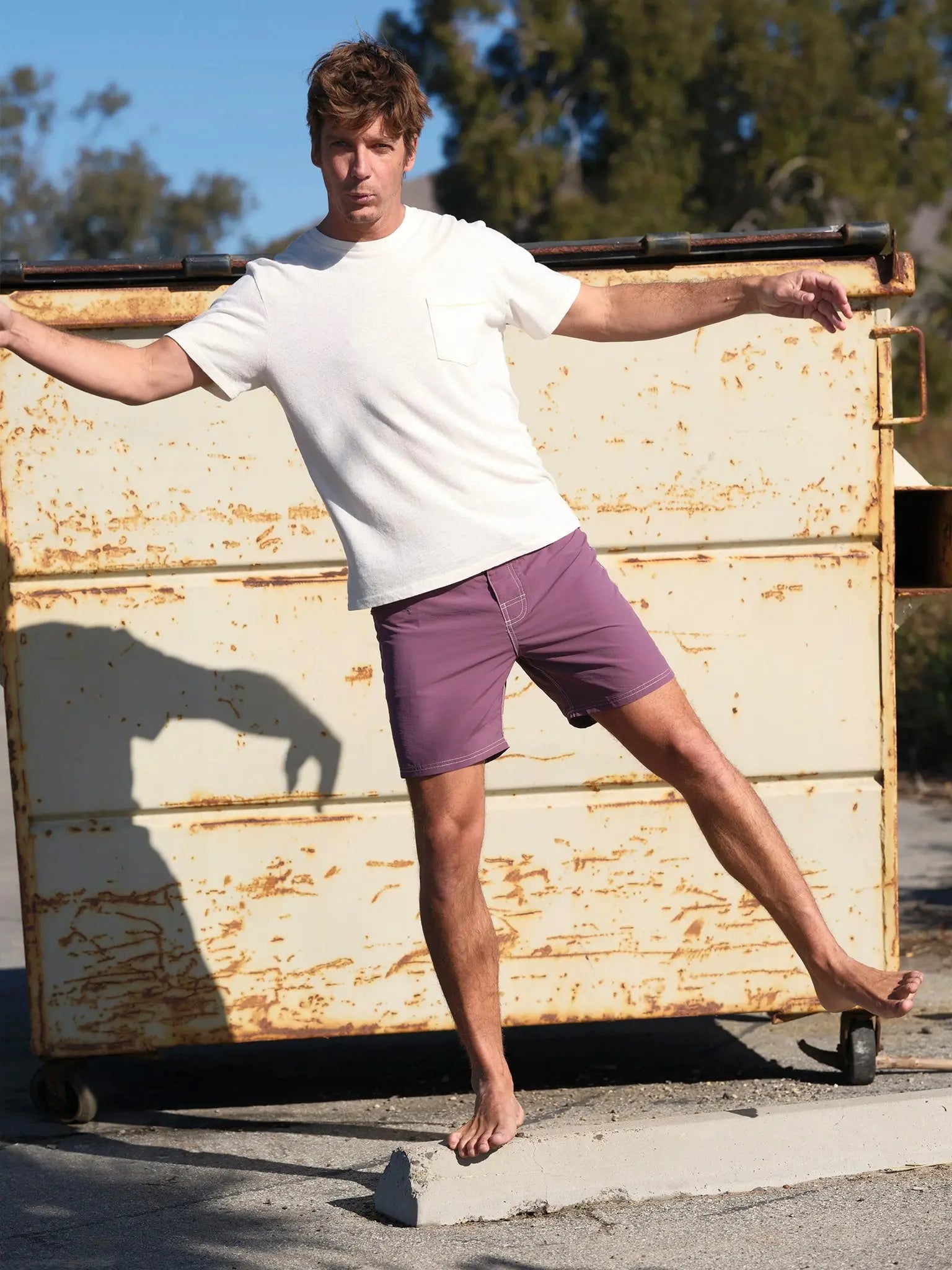 Skiff Trunks - Grape Mollusk
