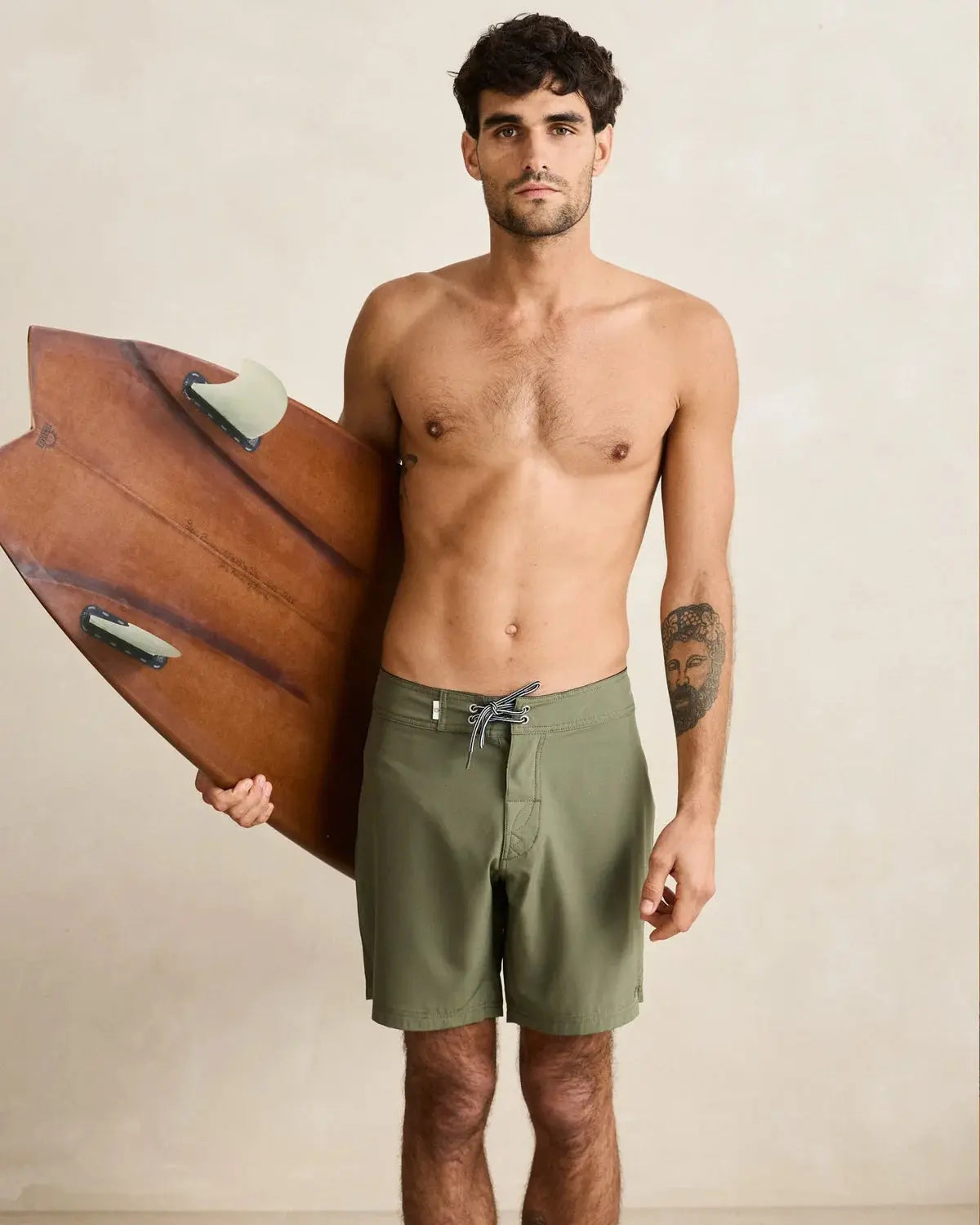 Classic Stretch Trunk - Olive Rhythm