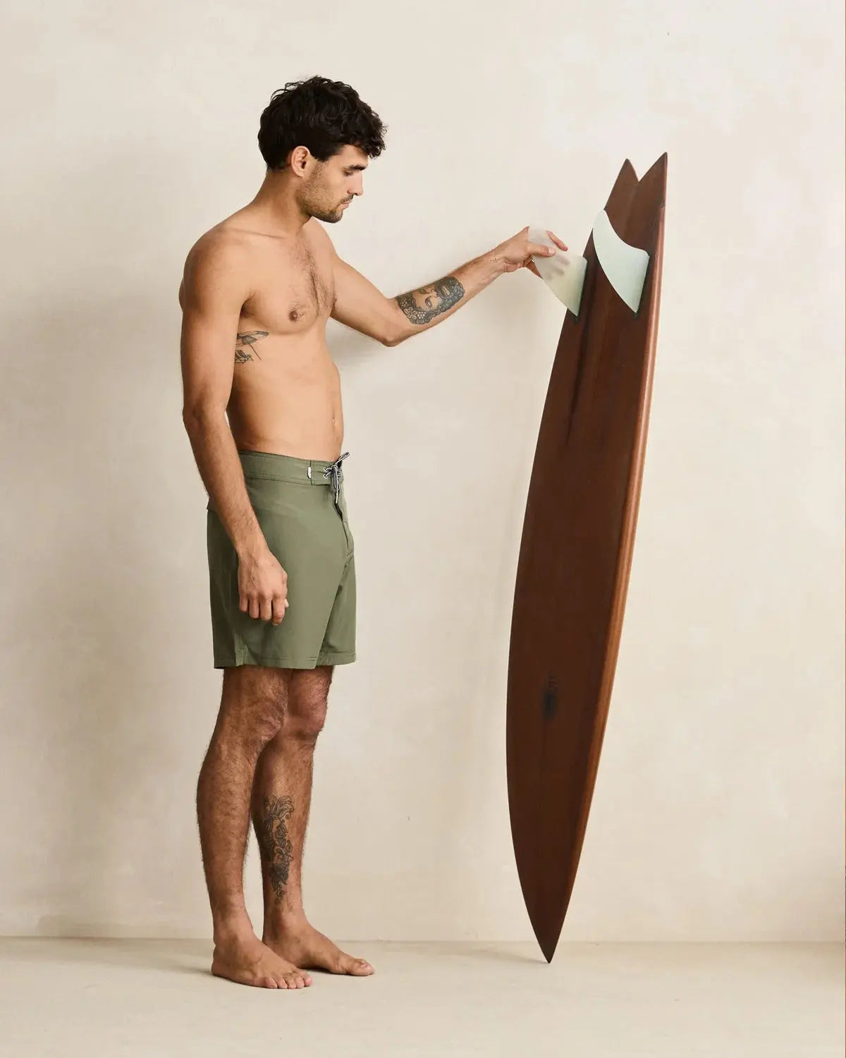 Classic Stretch Trunk - Olive Rhythm
