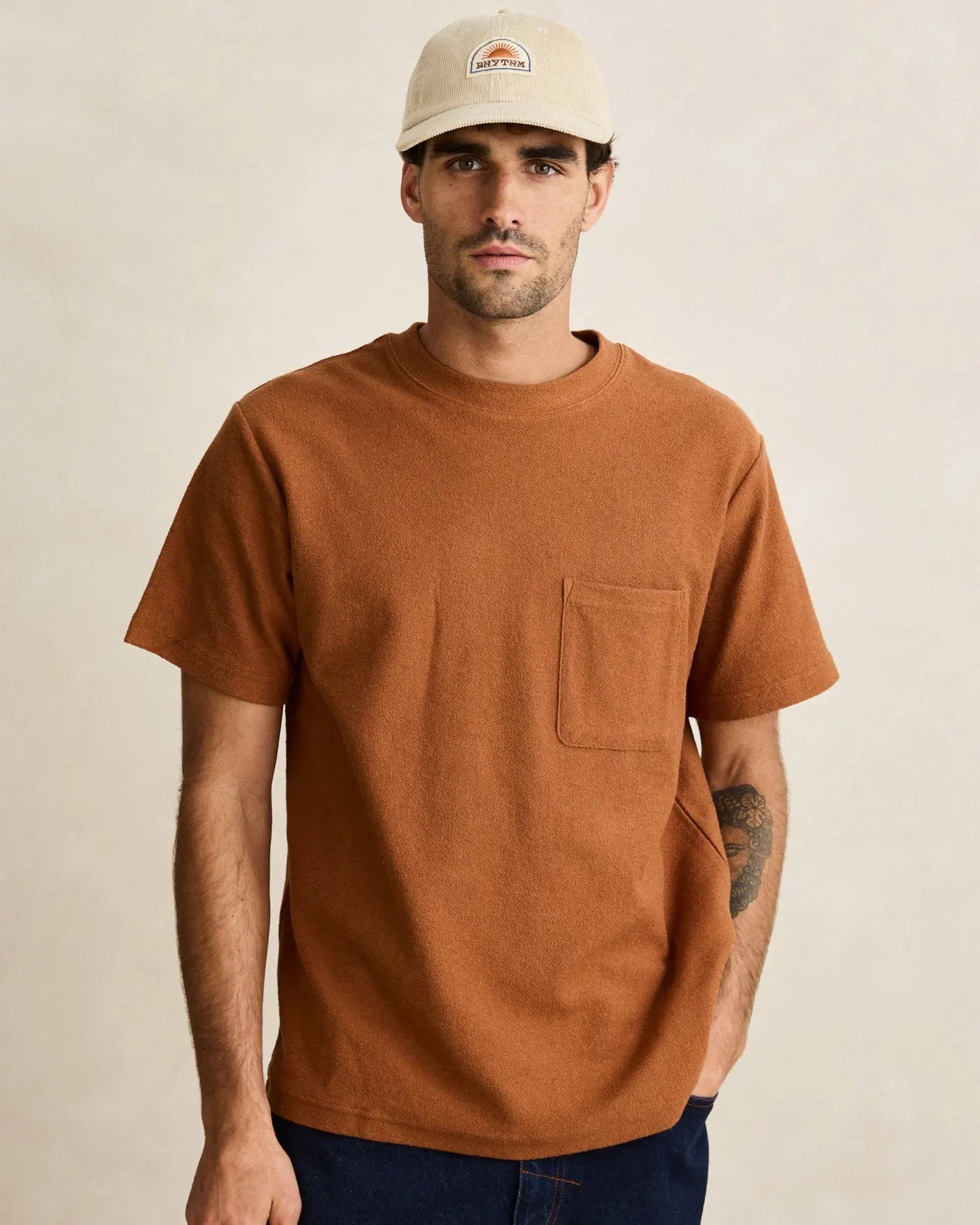 Vintage Terry S/S T-Shirt - Tobacco Rhythm
