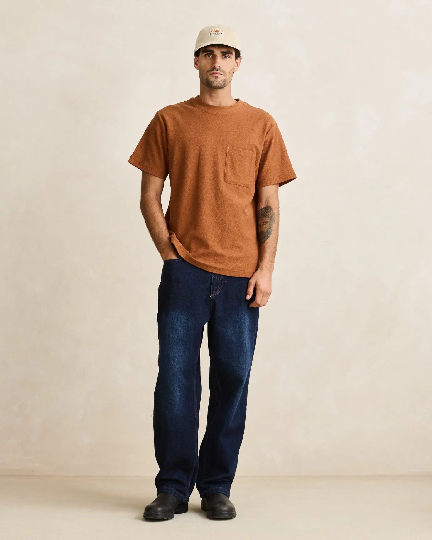 Vintage Terry S/S T-Shirt - Tobacco Rhythm