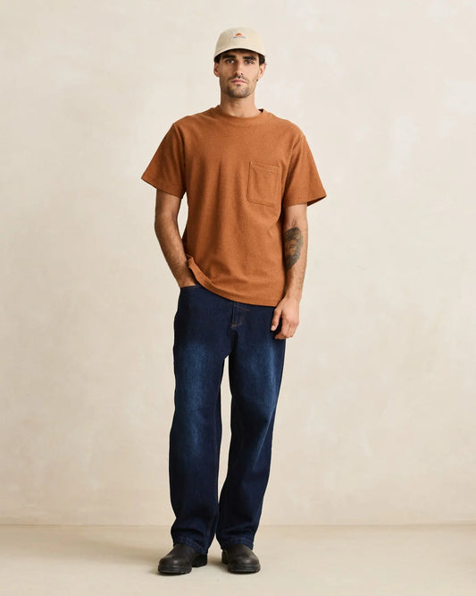 Vintage Terry S/S T-Shirt - Tobacco Rhythm