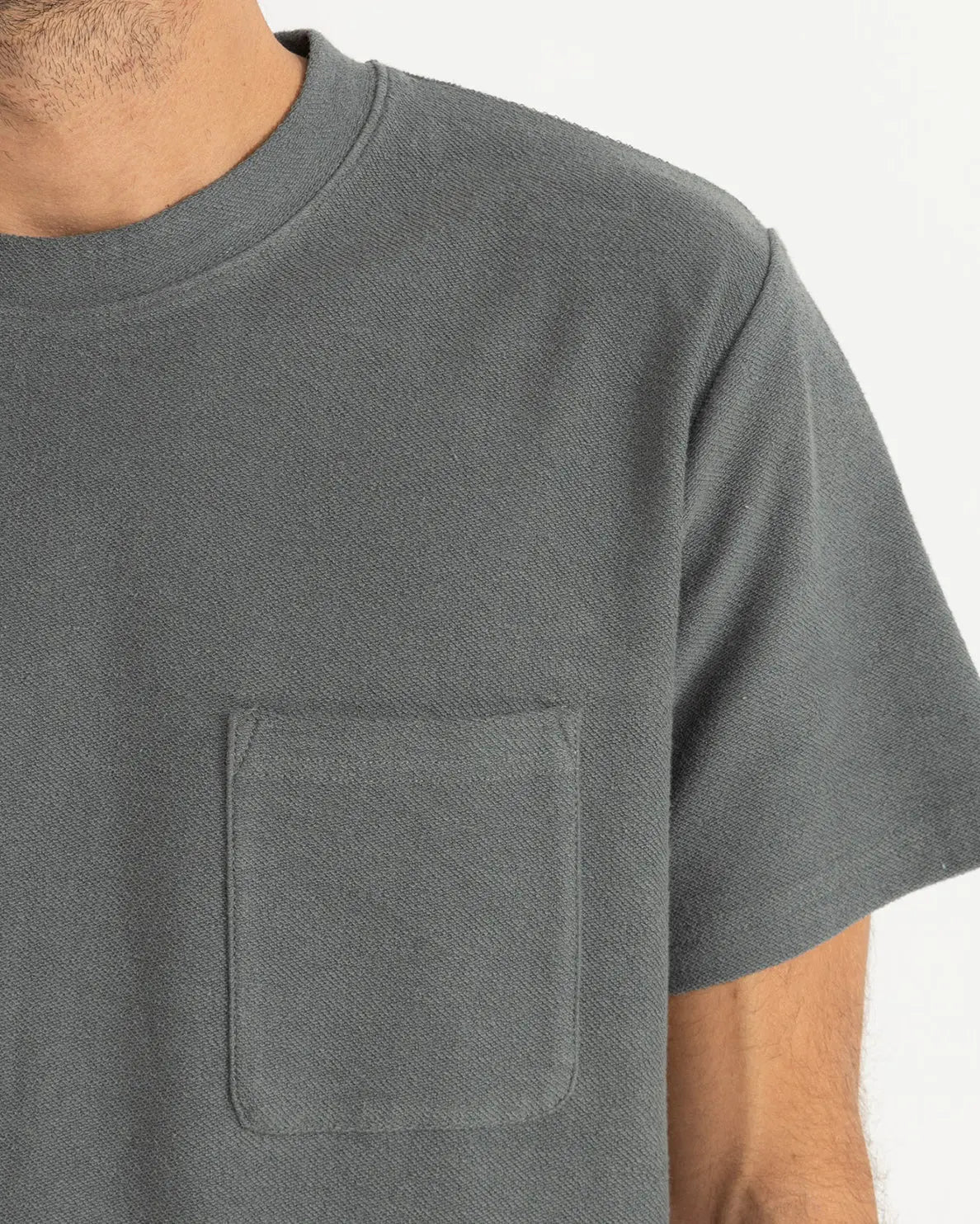 Vintage Terry S/S T-shirt - Silver Pine Rhythm