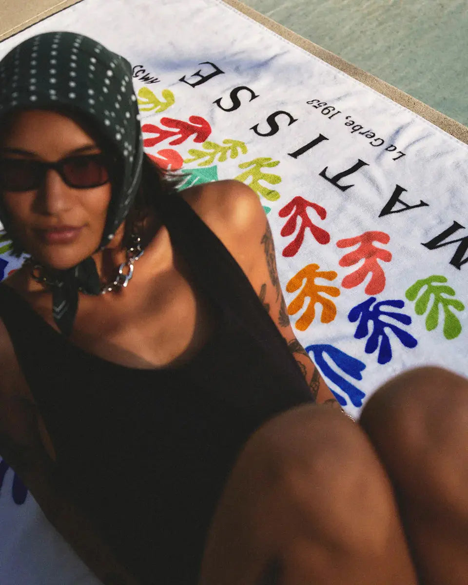La Gerbe Beach Towel | Henri Matisse x Slowtide Slowtide