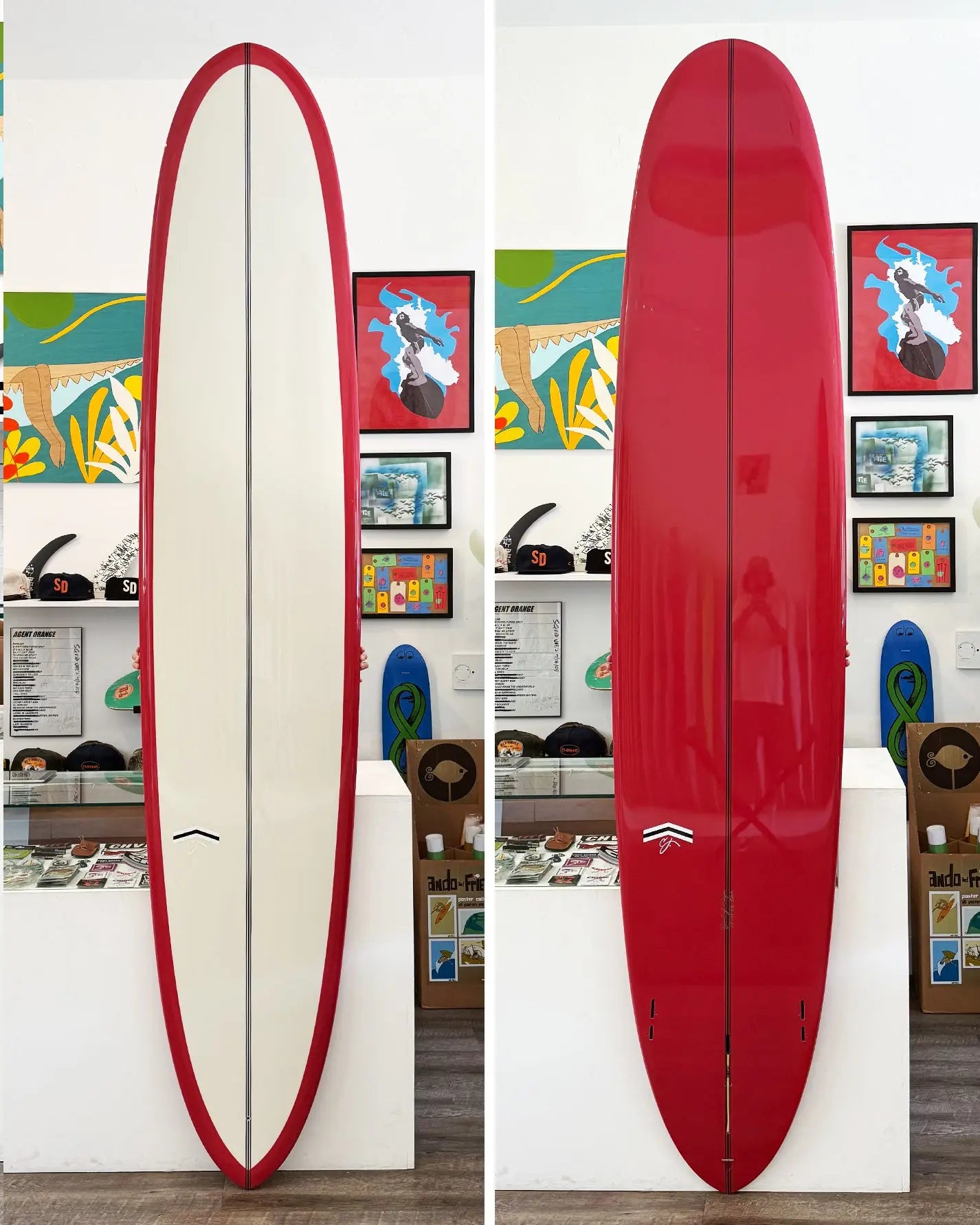 9'8" Ibis - Red Rail CJ Nelson Designs